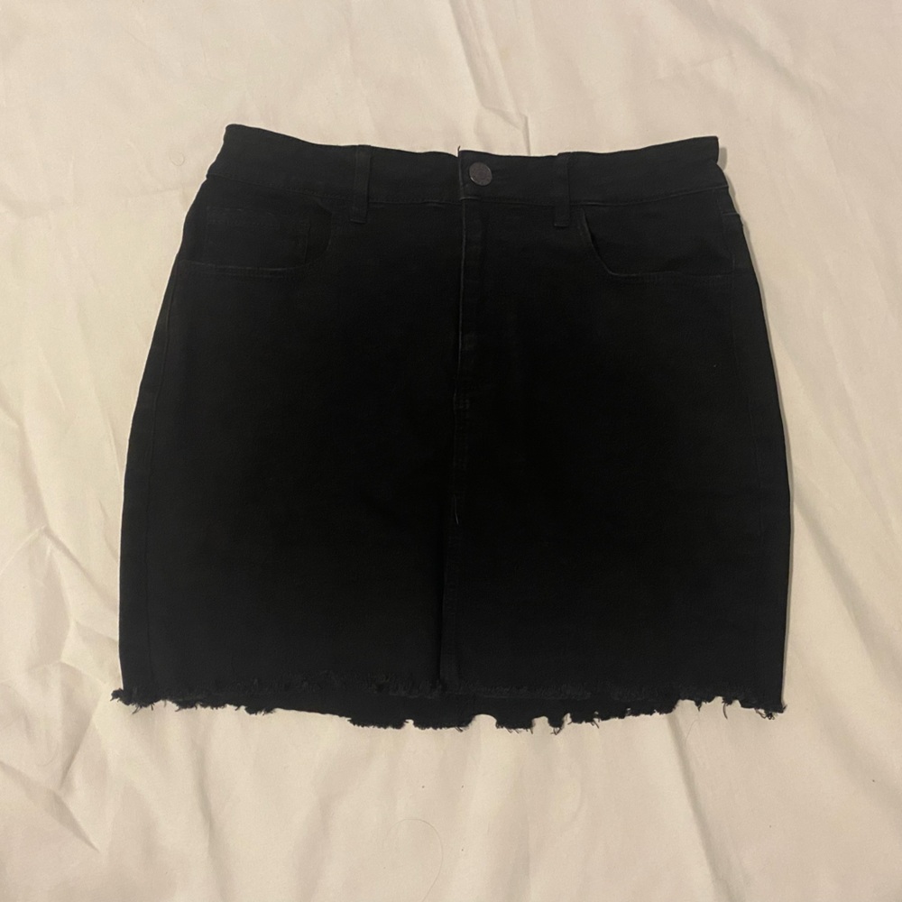 Garage jean skirt